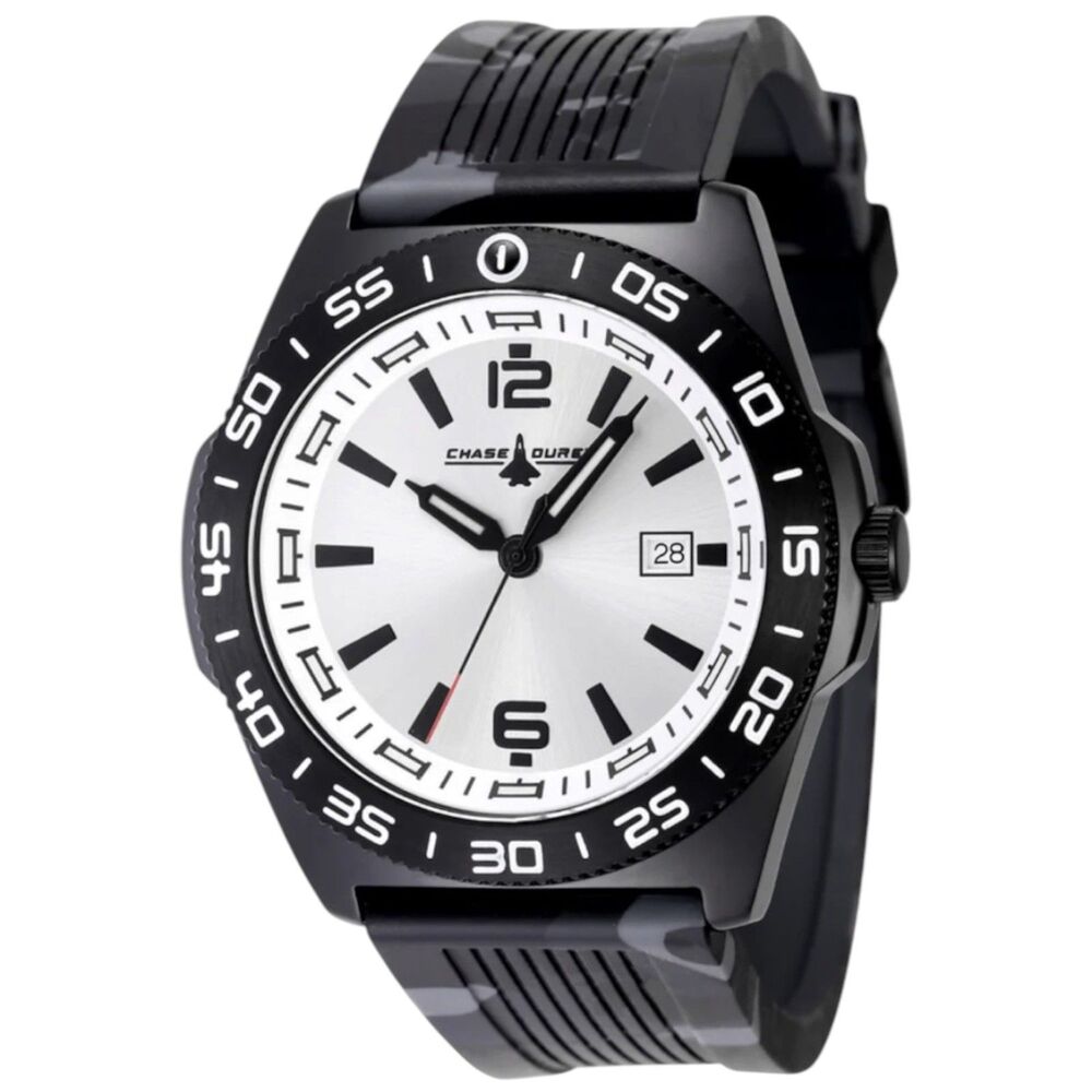 Invicta Quartz Men’s Watch Chase Durer 45mm Silver Dial camouflage Band CDW-0175